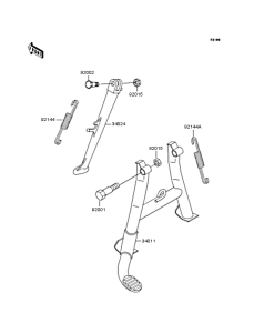 ZR1100 Подножка