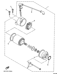 TT250R Стартер