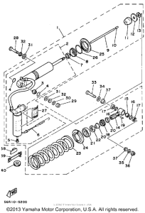 YZ250N Задняя подвеска