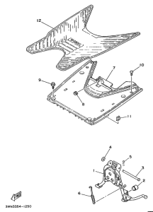 CR50Z Stand. footrest