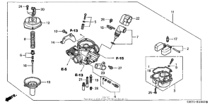 CHF50A Карбюратор