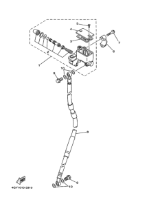 TT250R ﾌﾛﾝﾄﾏｽﾀｼﾘﾝﾀﾞ