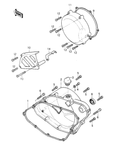  Крышки двигателя