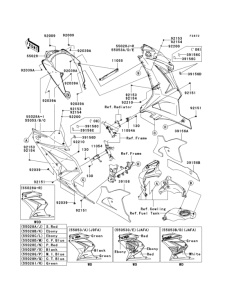 EX250 Cowling lowers(1 / 2)