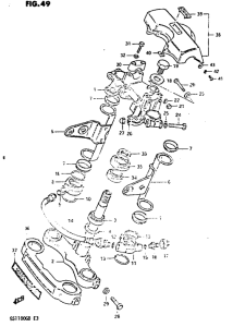 GS1100 Траверса нижняя