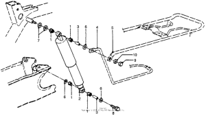 PA50 Rear shock absorber 82