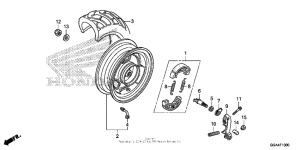 NPS50 Переднее колесо