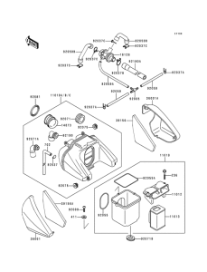 ZR550 Воздушный фильтр