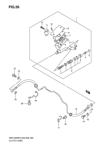 GSX1300R Сцепление hose