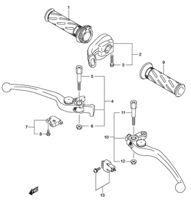 DL1000 Рулевой рычаг