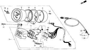 CMX450 Спидометр