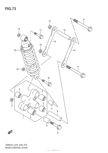 VZ800 Rear Cushion Lever (Vz800L4 E33)