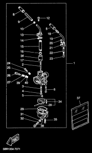 YQ50 Карбюратор