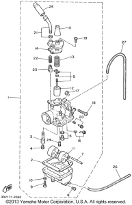 PW80N1 Карбюратор