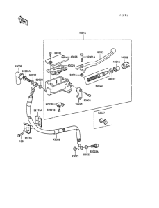 KL250 Front master cylinder(kl250-d7)