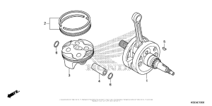  Коленчатый вал и поршни