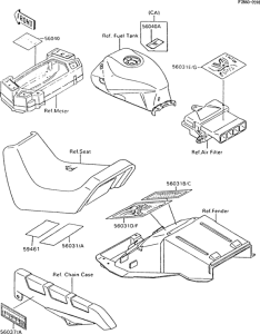 ZX600 Лейбл предостережения