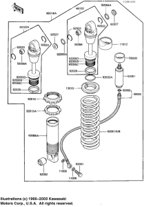  Абсорбер удавный в сборе задний
