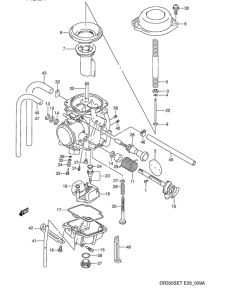 DR350 Carburetor assy