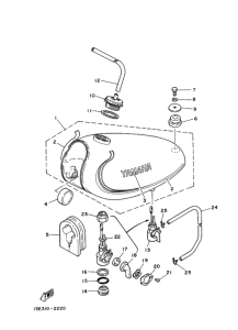 TY175 Fuel tank assy