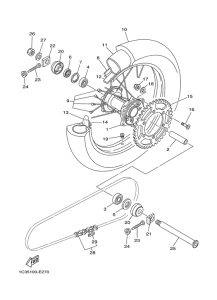  Переднее колесо
