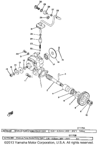 DT175A Масляный насос