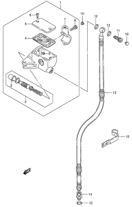 VS1400 Передний тормозной цилиндр