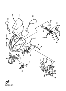 FZS1000 Cowling comp