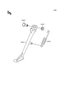 ZL400 Подножка