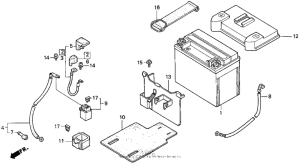 VFR750F Battery 90-93