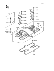 ZG1200 Крышка головки цилиндров