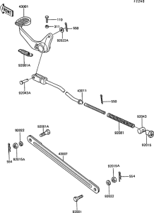 AR50 Педаль тормоза