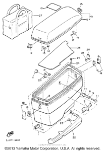 XVZ13DEC Боковые кофры