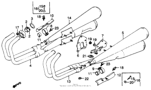 CB750 Глушитель