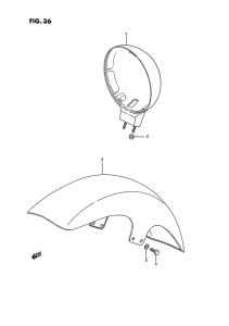 LS650 Переднее крыло