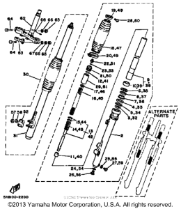 IT175K Передняя вилка