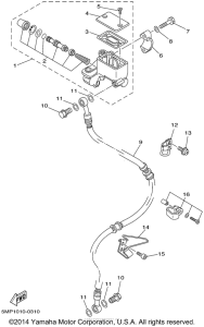 XT225P Главный тормозной цилиндр