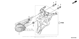 VFR1200X (DCT) Фонарь