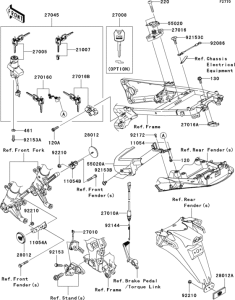ZX1400 Замок зажикания