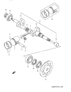 AG50 Вал коленчатый