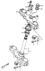 DR350 Траверса нижняя