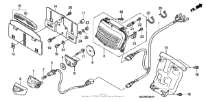 VTX1800N1 Задний фонарь
