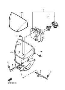 WR450F WR450FT Phare