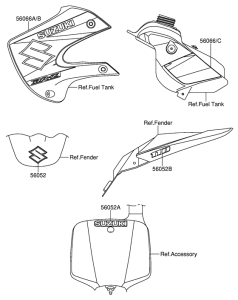 DR-Z110 Наклейка