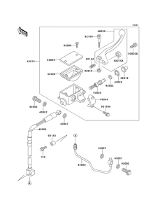  Передний тормозной цилиндр