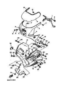 YSR80 YSR80A Cowling comp
