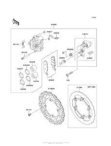  Передний тормоз