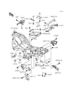 ZX600 Ящик аккумуляторной батареи