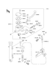 EJ650 Главный тормозной цилиндр