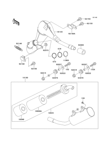 KX125 Глушитель